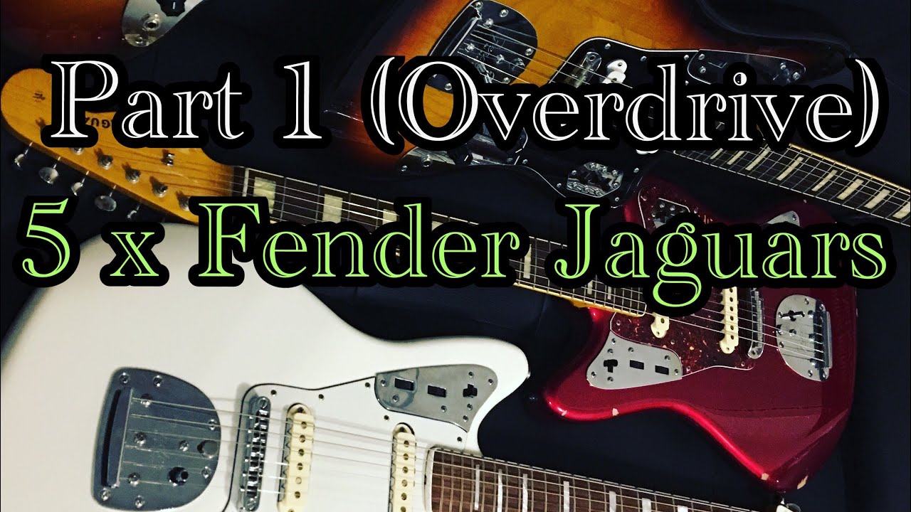 X5 FENDER JAGUAR PICK UPs SHOOTOUT - PART 1 (Overdrive) Johnny Marr Creamery Seymour Duncan Ken