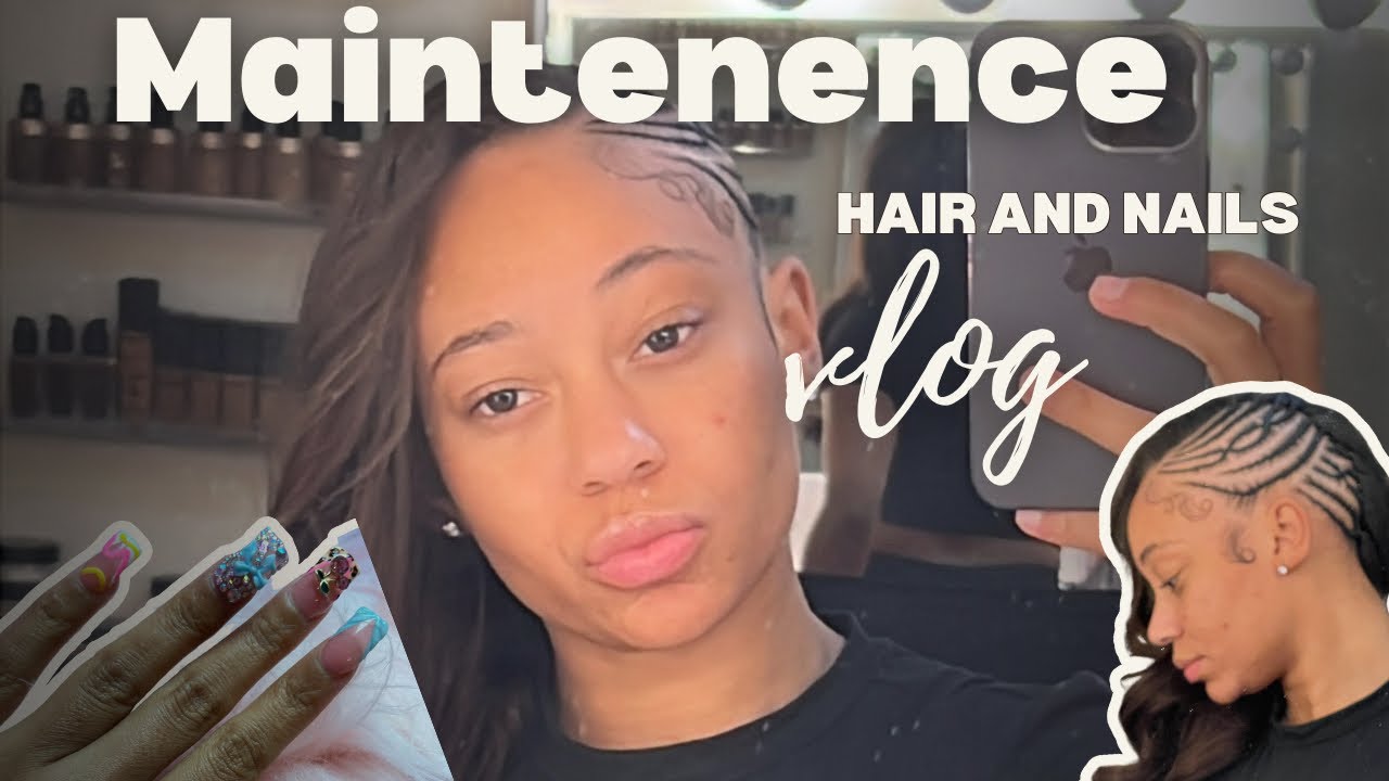 Come With Me: Hair & Nail Appointment | Self-Care Maintenance Vlog 💅🏽💇🏽‍♀️