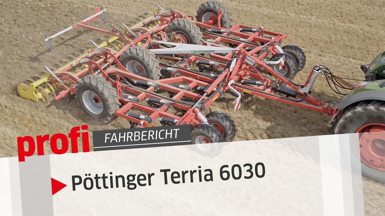 Pöttinger Terria 6030: Integriert aufgesattelt | profi #Fahrbericht