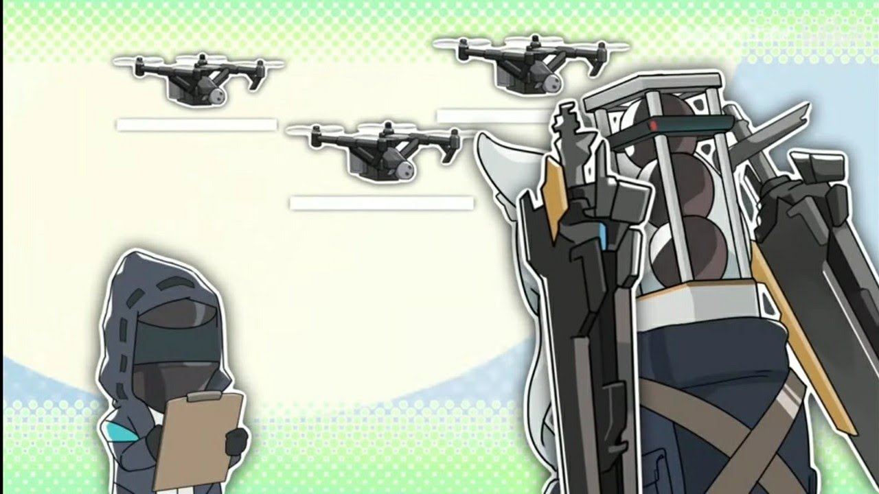 [Arknights] Exusiai, Adreana, Kroos, Rosmontis Training Session (Subtitled)