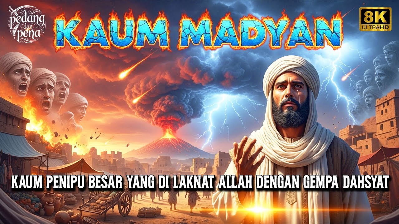 KISAH KAUM MADYAN !! ALASAN ALLAH MEMBERI AZAB DAHSYAT KEPADA KAUM PENIPU