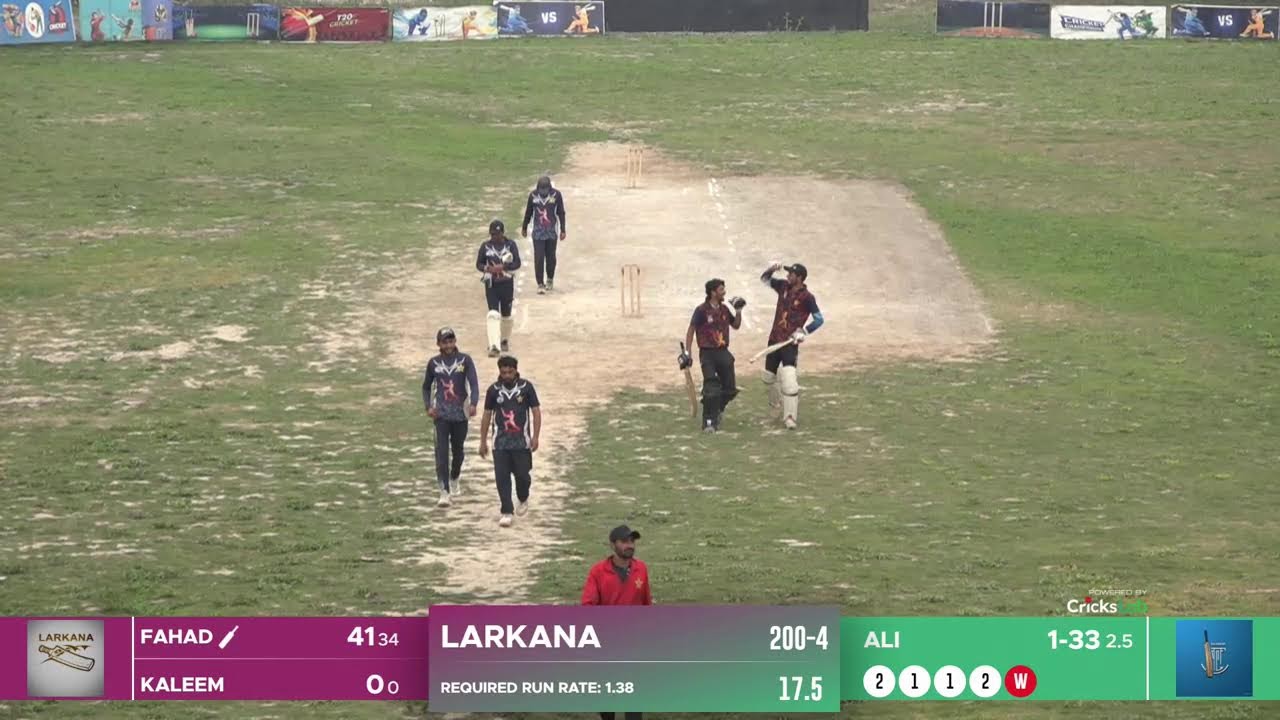 Karachi Challenge Cup 1/ 10-2-2026 / Larkana VS Rajanpur Sardars