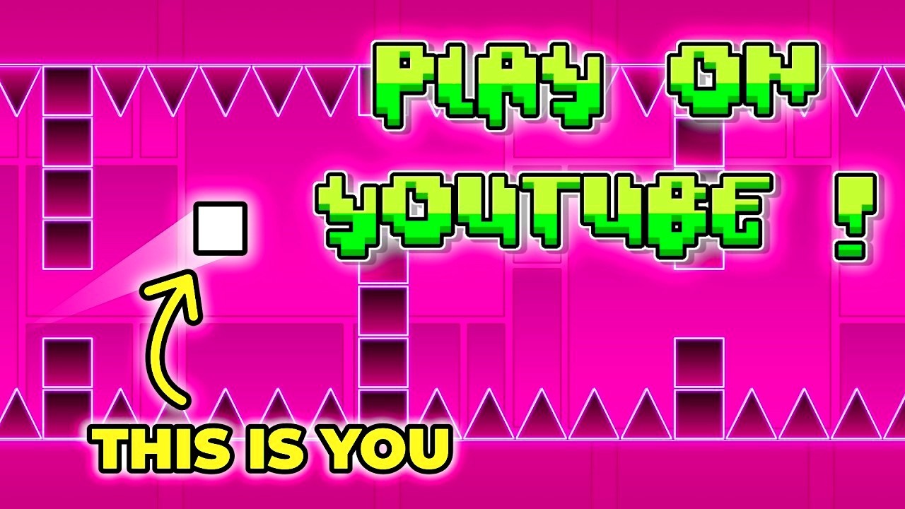 This Video IS A GAME | Geometry Dash Playable on YouTube (Mobile & PC)