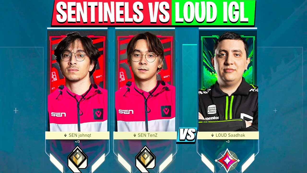 SEN vs LOUD! TenZ + Johnqt Duo faces SOLO Q LOUD Saadhak in ranked game... | VALORANT