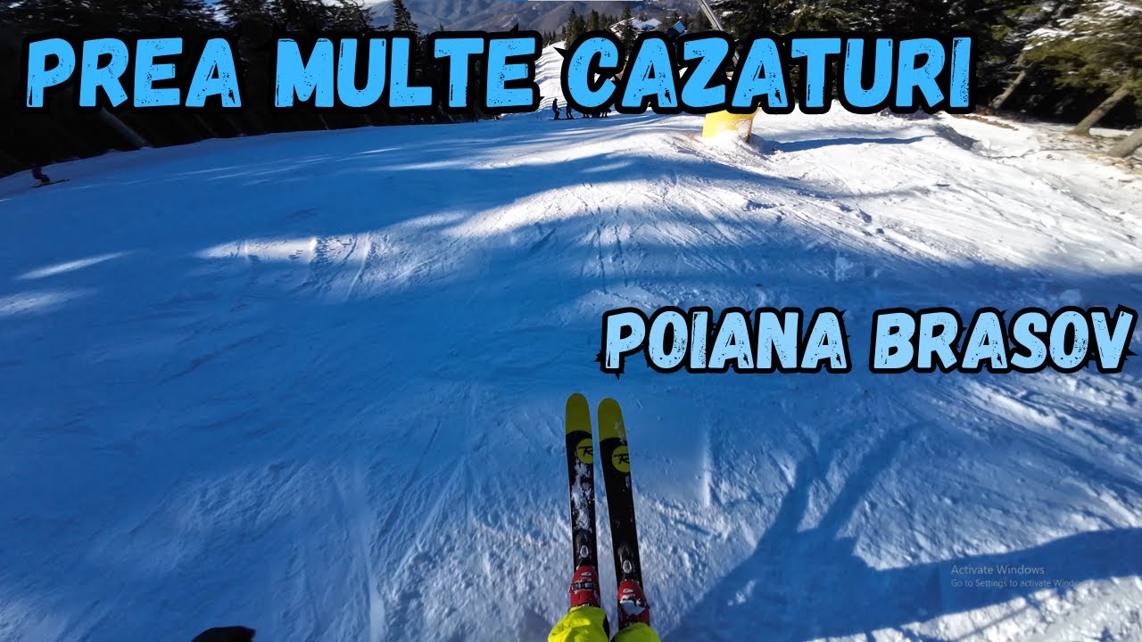 *CATE CAZATURI INCAP INTR-UN VIDEO?* | Ski Poiana Brasov