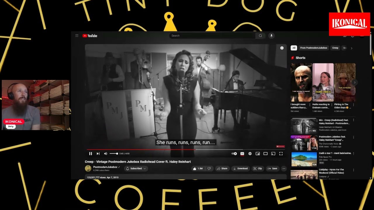 REACTION Creep - Vintage Postmodern Jukebox Radiohead Cover ft. Haley Reinhart