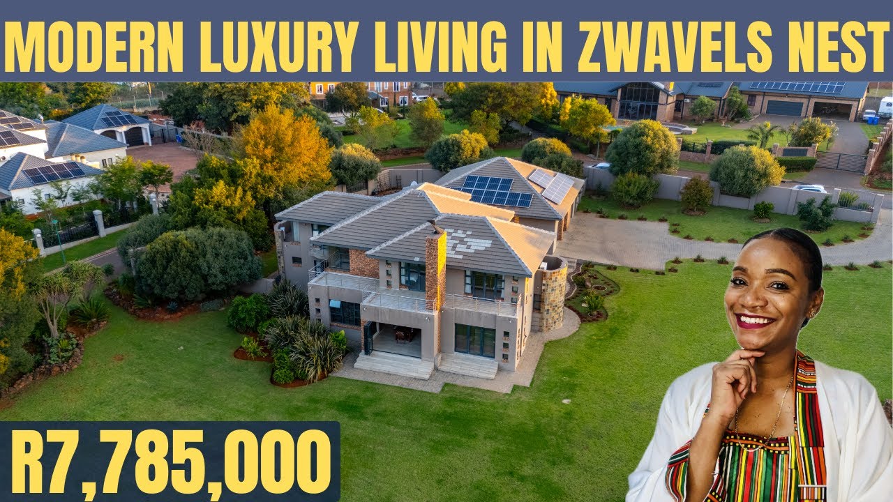 R7,785,000 Modern Luxury 5 Bedroom Home in Zwavels Nest Private Estate | Entertainer’s Dream