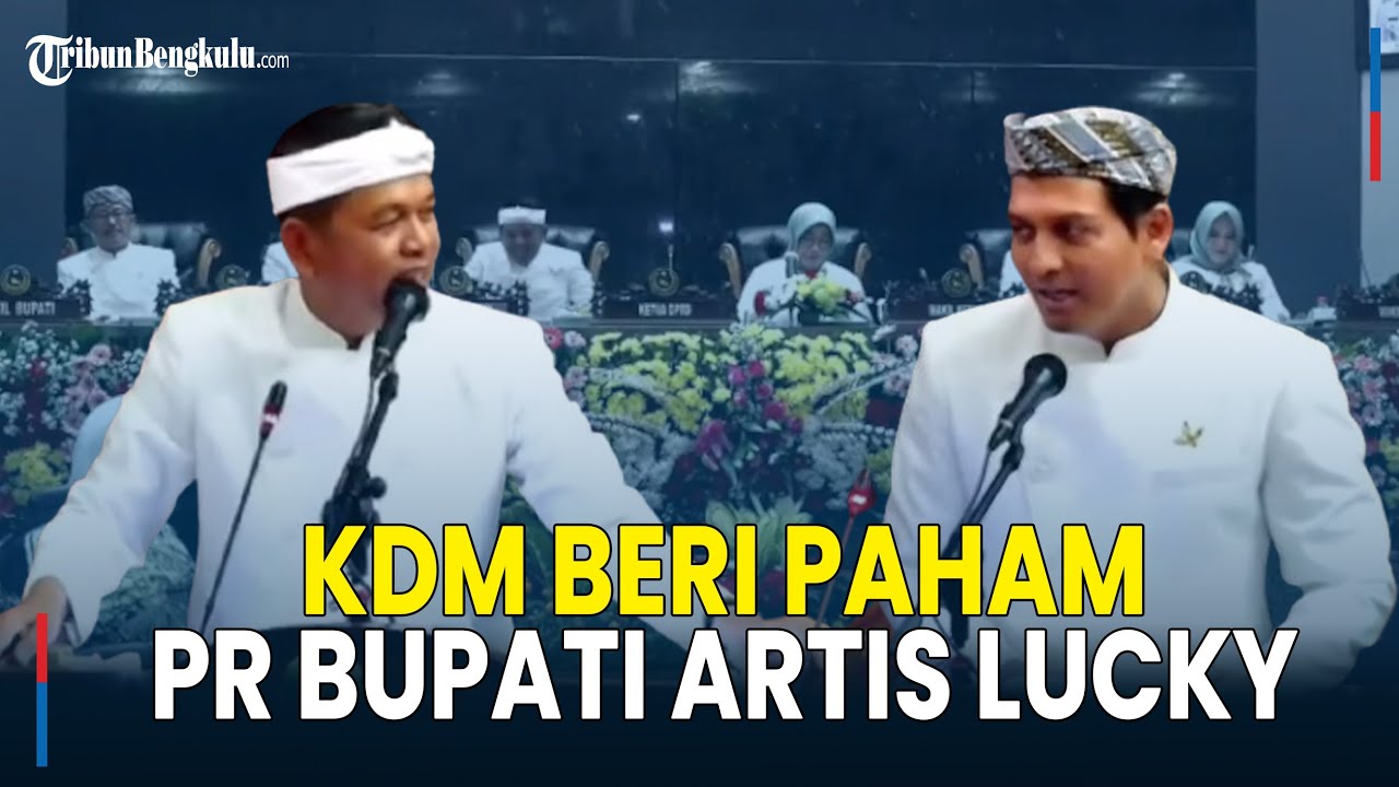 [Full] Pidato 'Petuah' Jitu Kang Dedi Mulyadi, Beri Paham Bupati Artis Lucky Hakim Konsep Indramayu