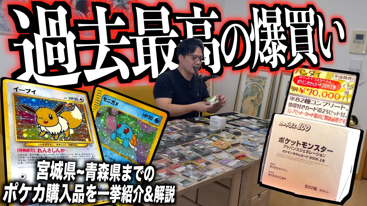 【過去最高】東北で大量爆買いしたポケカを旧裏のプロが徹底解説！！