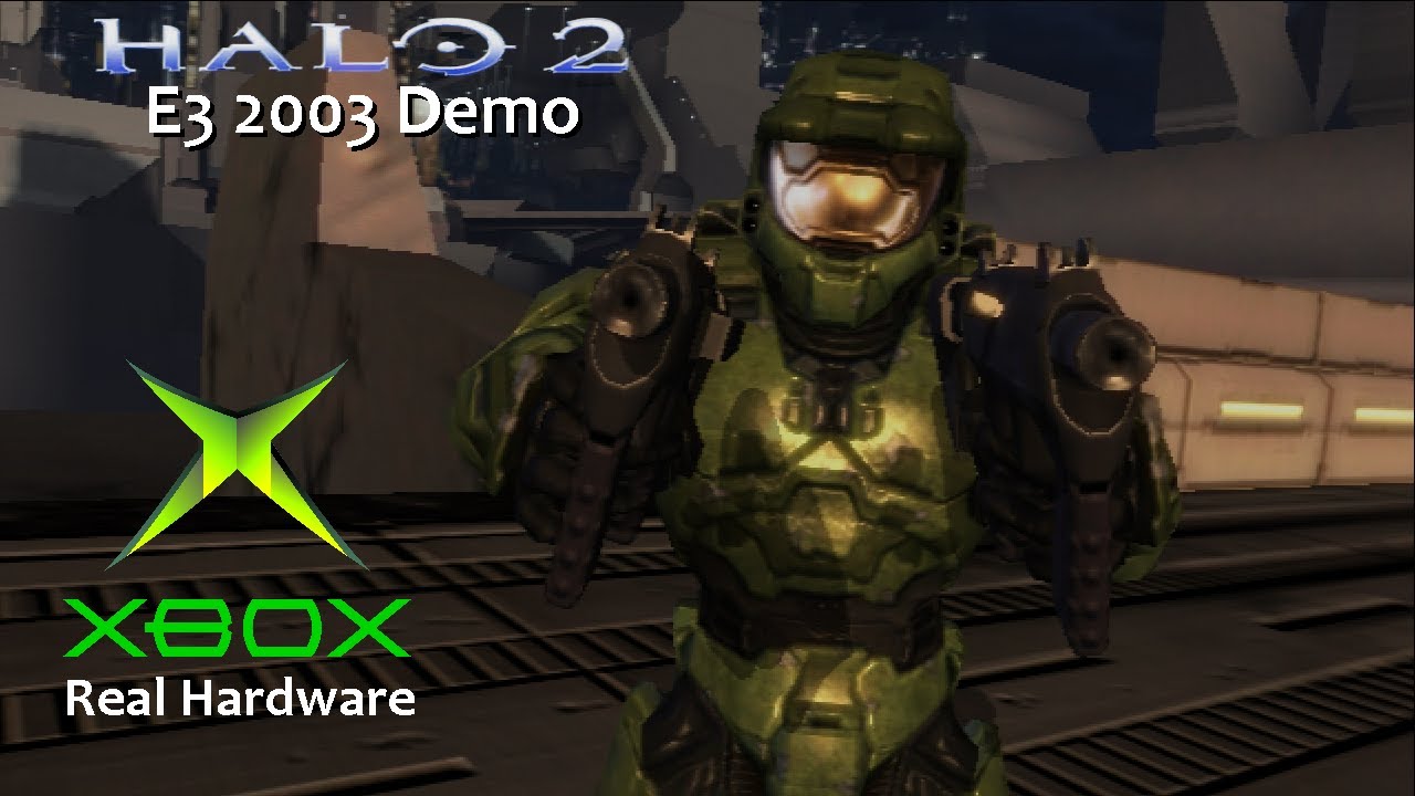 Halo 2 — E3 2003 demo played on real Original Xbox (Debug Kit) hardware [OLD UPLOAD]