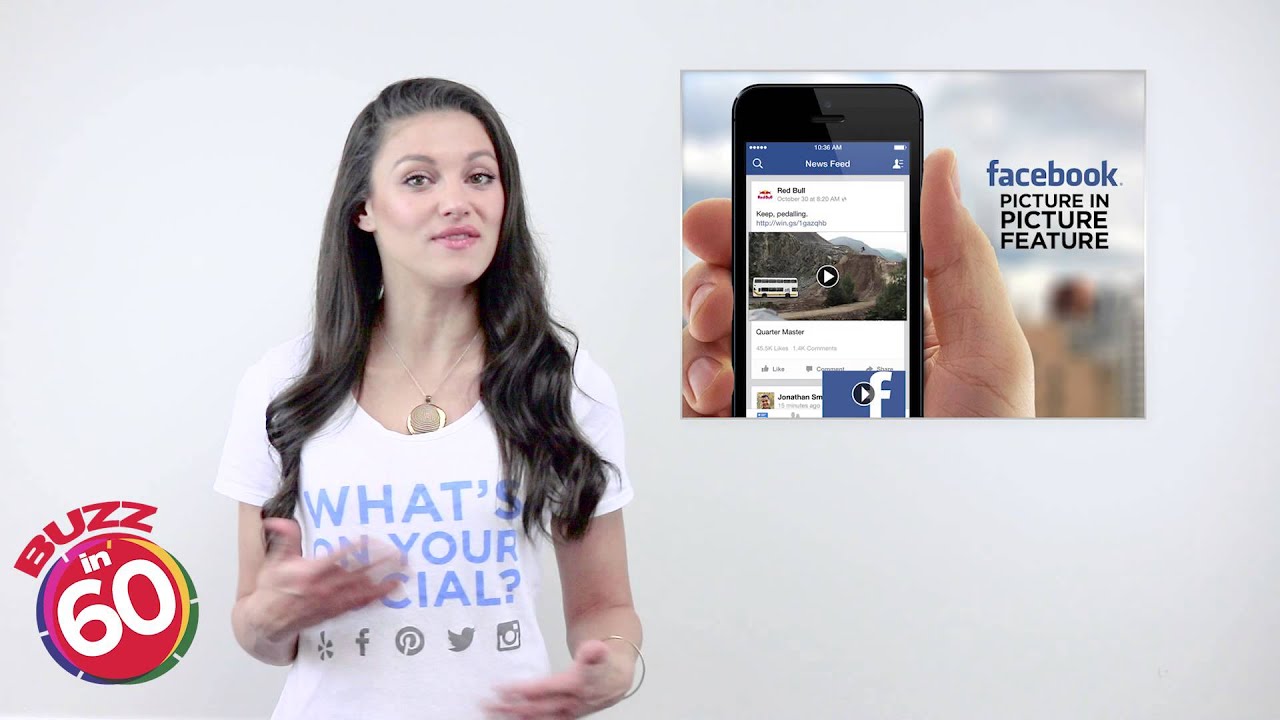 Buzz in 60 Social Media News -  Facebook and Pinterest Updates