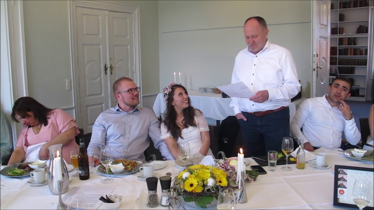 Lasses fars tale til brudeparret