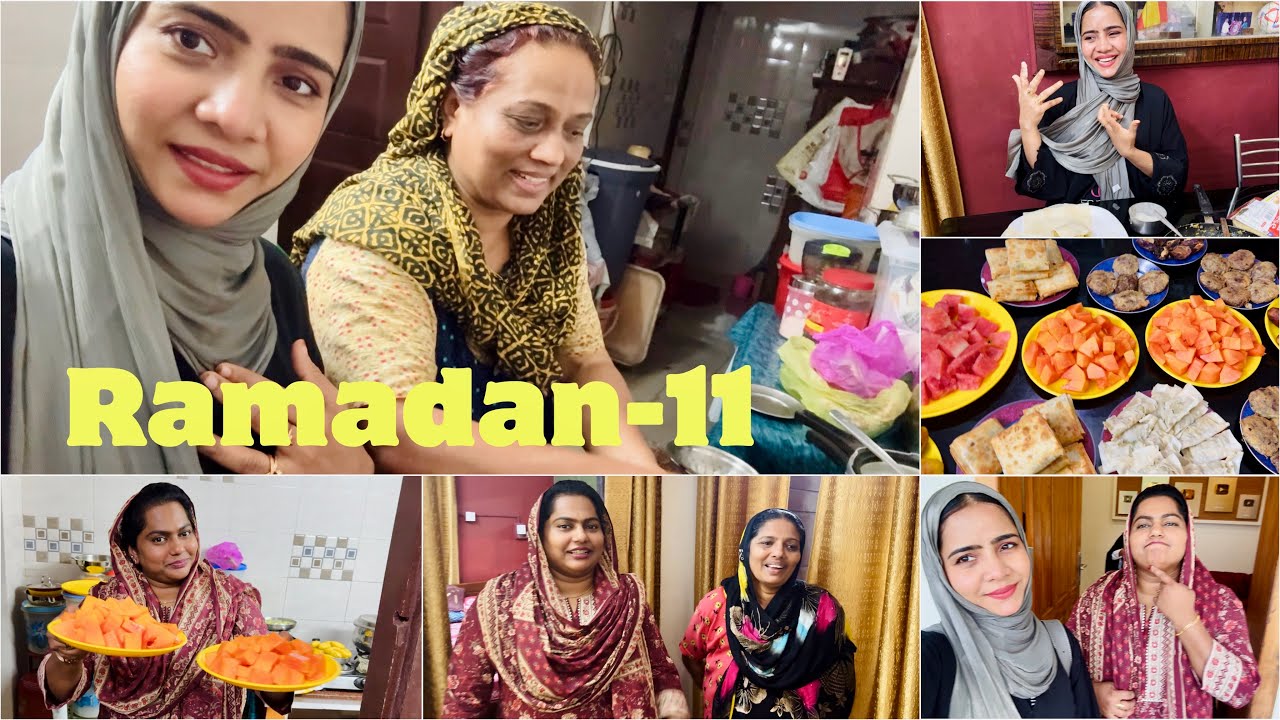 🌙RAMADAN- 11 😍 | Ajithayude Veetil adipoli Nombu Thura 😋 | Suhana | Sunaina| Basheer Bashi | Mashura