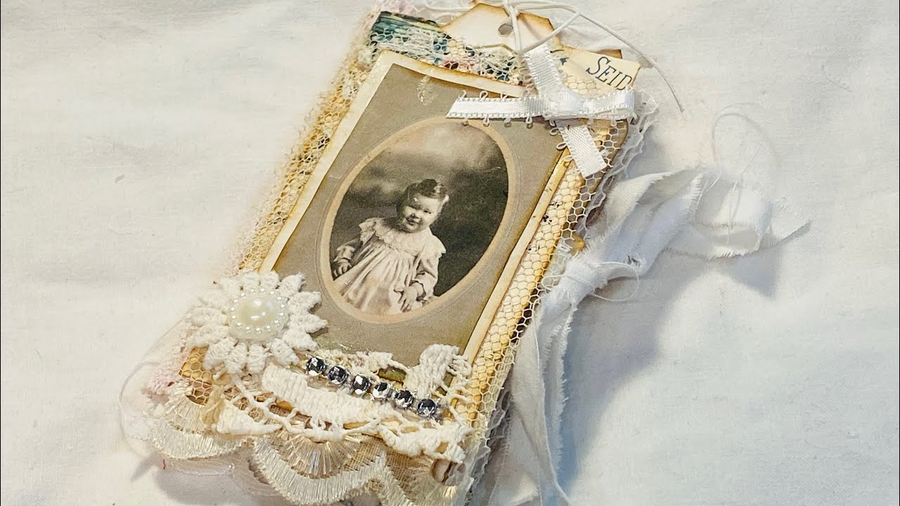 Tiny junk journal using scraps inspired by Gi Kerr on YT 