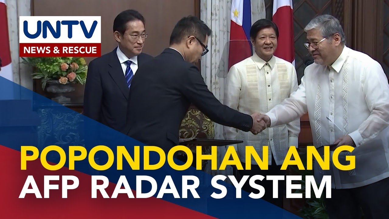 Japan, nangako ng pondo sa AFP coastal radar system; economic at security ties sa PH, pinagtibay
