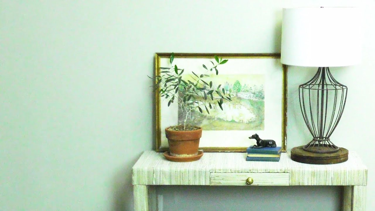 DIY Grasscloth Table | Southern Living