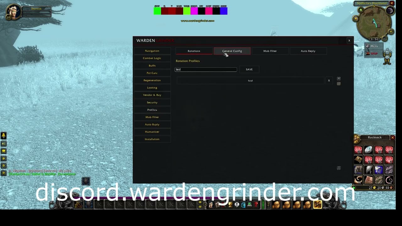 [Showcase] WardenGrinder.com Menu Update