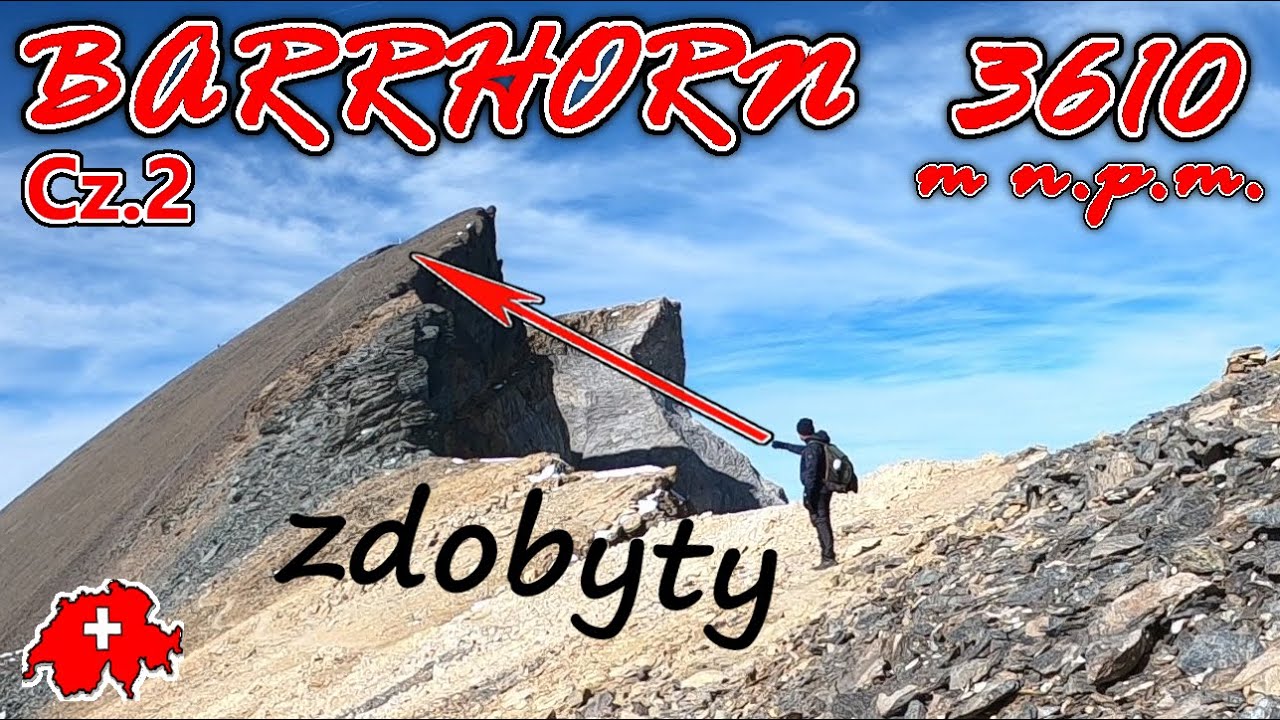Barrhorn 3610 m n.p.m. cz.  2.  Zdobywamy szczyt. #Vlog162