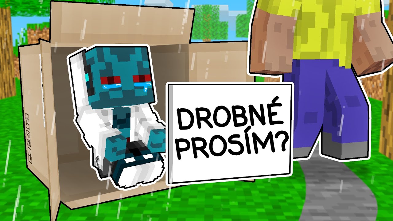 Dixty je BEZDOMOVEC v Minecraftu!