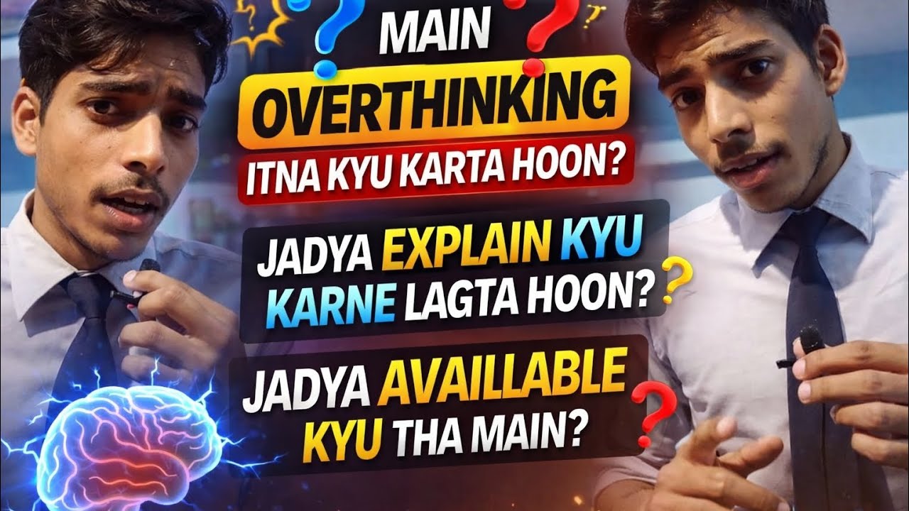 To main itna kyu overthinking karta hoon problem ke sath solution bhi 