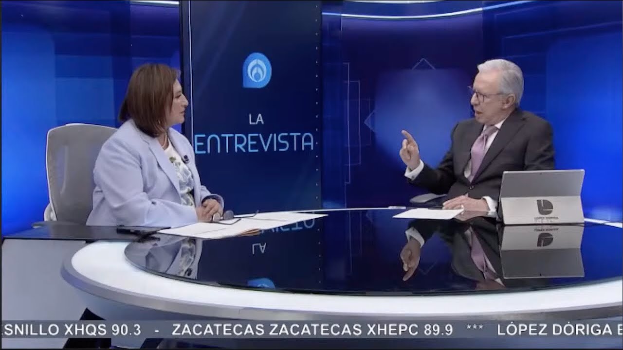 Xochitl Gálvez en entrevista con López-Dóriga para @GrupoFormula-RF   29/02/2024