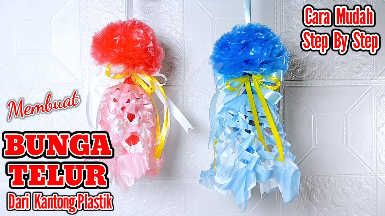 Cara Membuat Bunga Telur / Kembang Telur Untuk Acara Maulid, Aqiqah, Hitanan Dll
