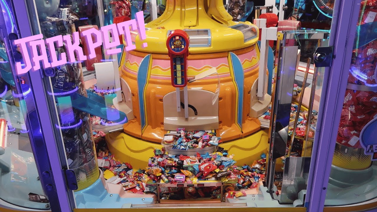 ДЖЕКПОТ в аркадном автомате «Винни-Пух»! — BIG SWEET LAND Candy Pusher — Мельбурн, Австралия