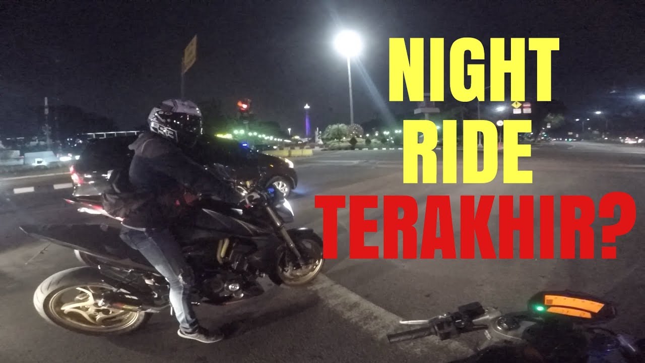 Night Ride terakhir di 2017! (Dual w/ Fachri Muhammad a k a Entong) #motovlog Indonesia