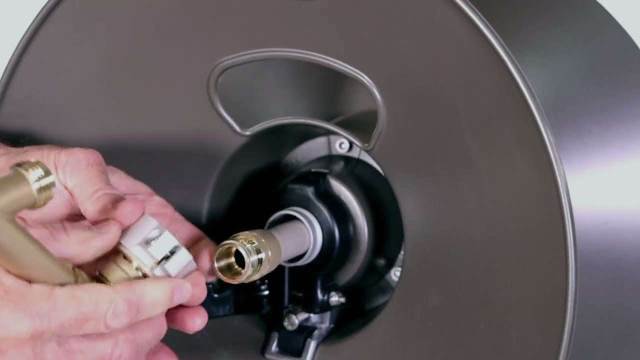 ELEY Hose Reel - 4291 Swivel Installation for Threaded Axle