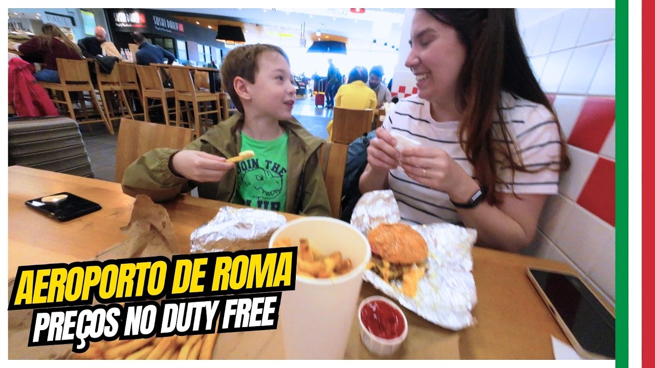 five guys, volta pra casa e duty free de roma #roma #italia #dutyfree #viagem #vlog #perfumes