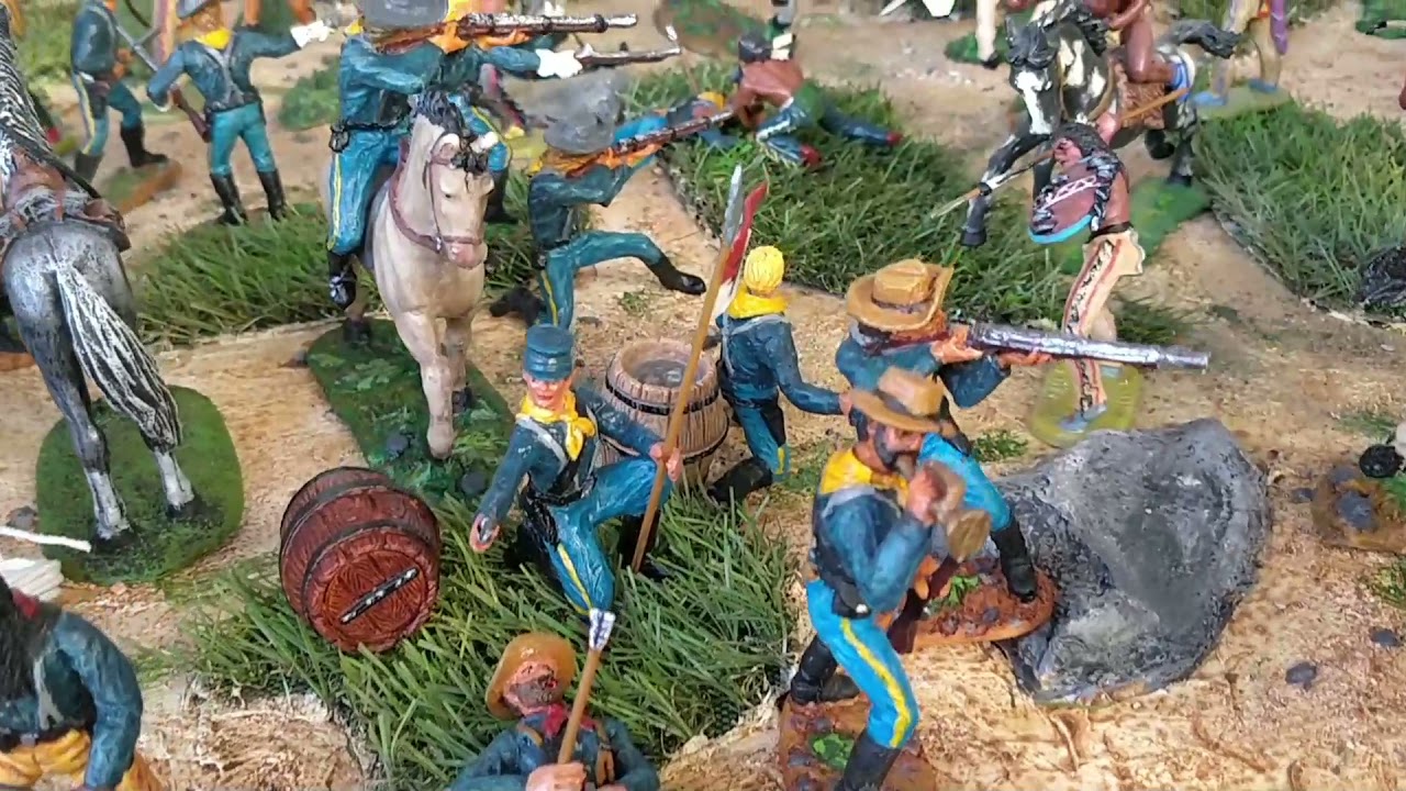 custer land 7th cavalerie elastolin