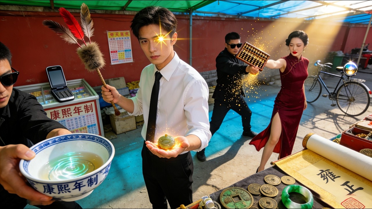 鑑寶天眼重回千禧年，他靠祖傳古玉識破國寶真相，聯手旗袍美人硬剛走私團，誓讓流失瑰寶全部回家！#首發新劇 #無腦劇 #完結短劇