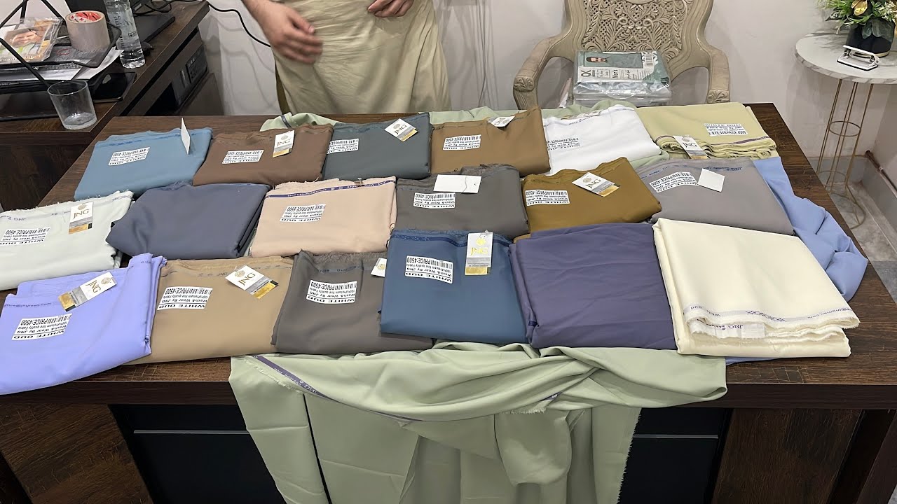 Alkaram men&rsquo;s soft Cotton unstitch suits | 2nd vol JNG men&rsquo;s Wash n wear suits | very limited stock|