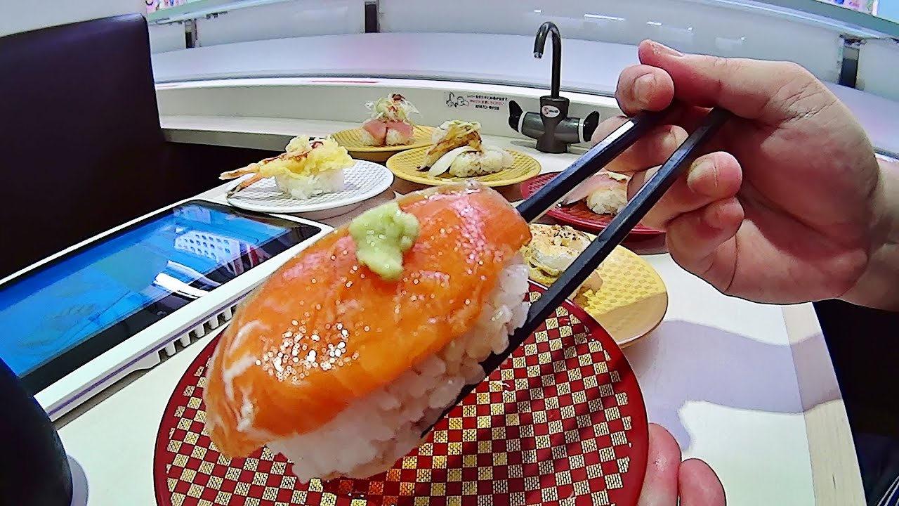 【めし動画】 魚べいは「あさりうどん」と「若鶏のなんこつ揚げ」が美味しい　SUSHI