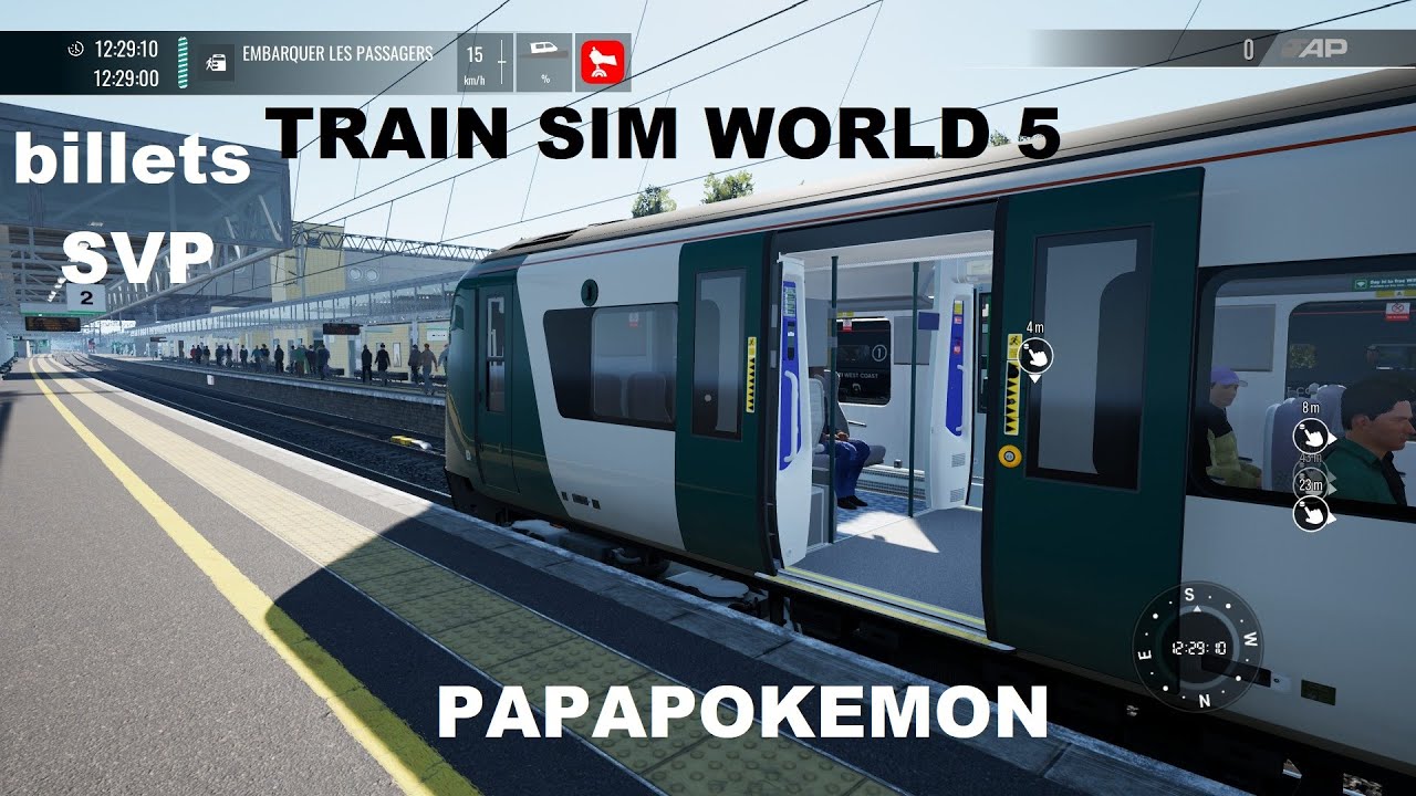 CONTRÔLE DES TICKETS S.V.P. TRAIN SIM WORLD 5 014 class 350 WEST COAST MAIN LINE