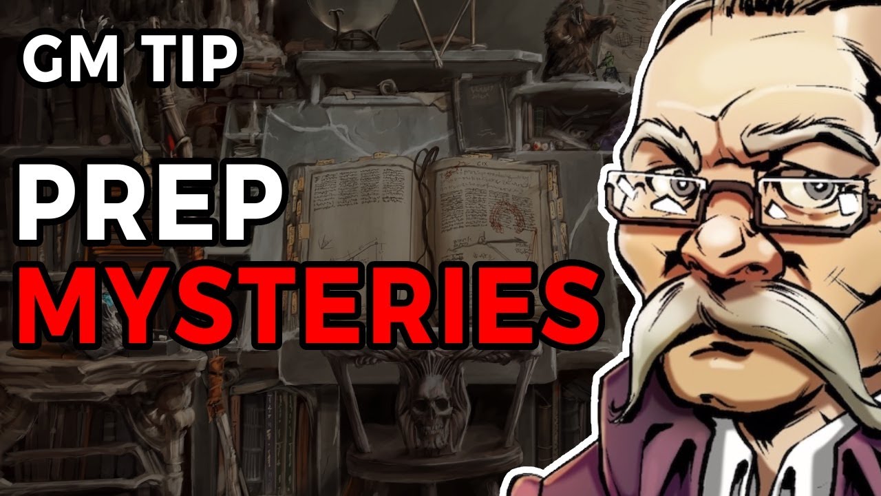 Prep Mysteries and Investigations with the Lazy DM's Eight Steps