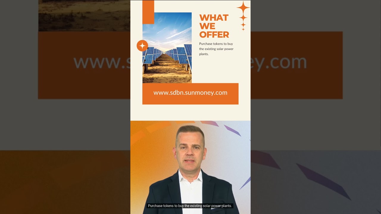 What we offer. Purchase tokens to buy the existing solar power plants.