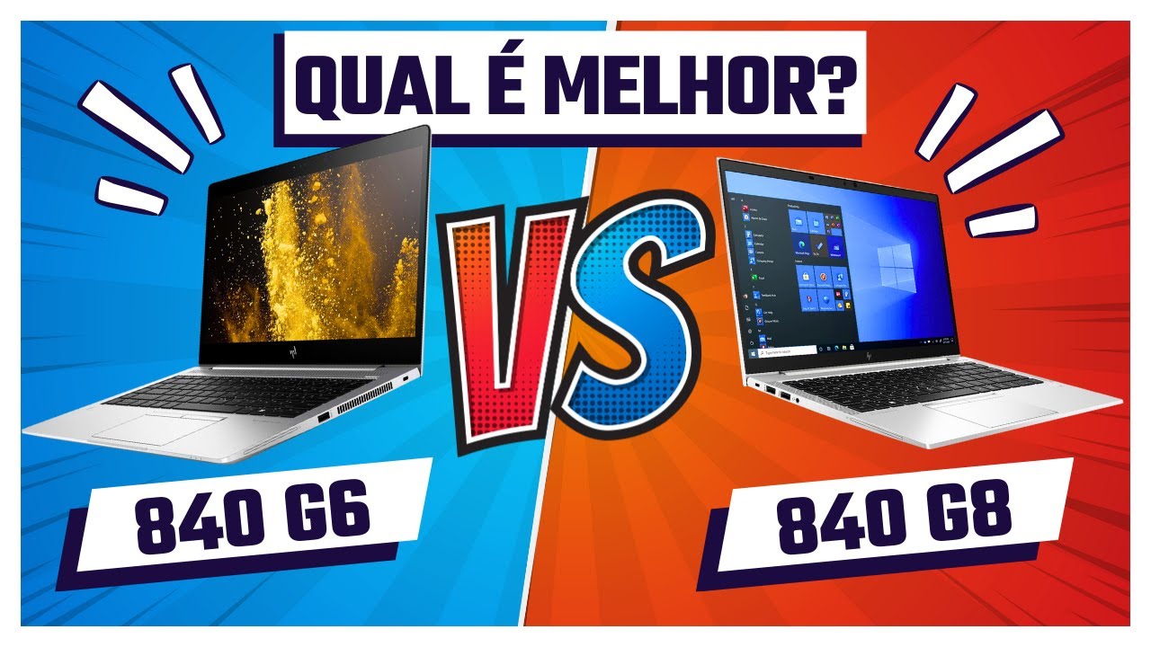 HP EliteBook 840 G6 vs 840 G8 | Qual vale mais a pena em 2025?