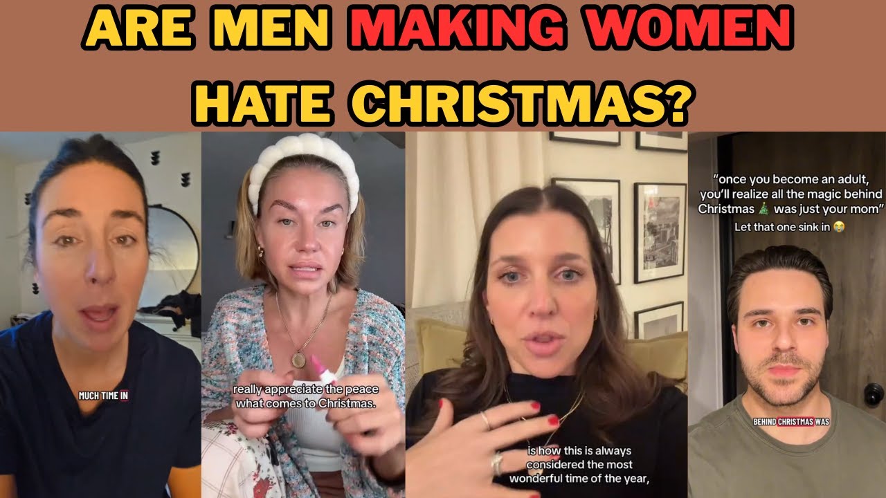 WOMEN CRYING OUT ON WHY THEY HATE CHRISTMAS| THE FREE LABOR IS DRAINING| CHRISTMAS MAGIC|TIKTOK