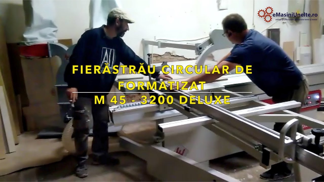 Ferastrau circular de formatizat Winter M45 - 3200 Deluxe