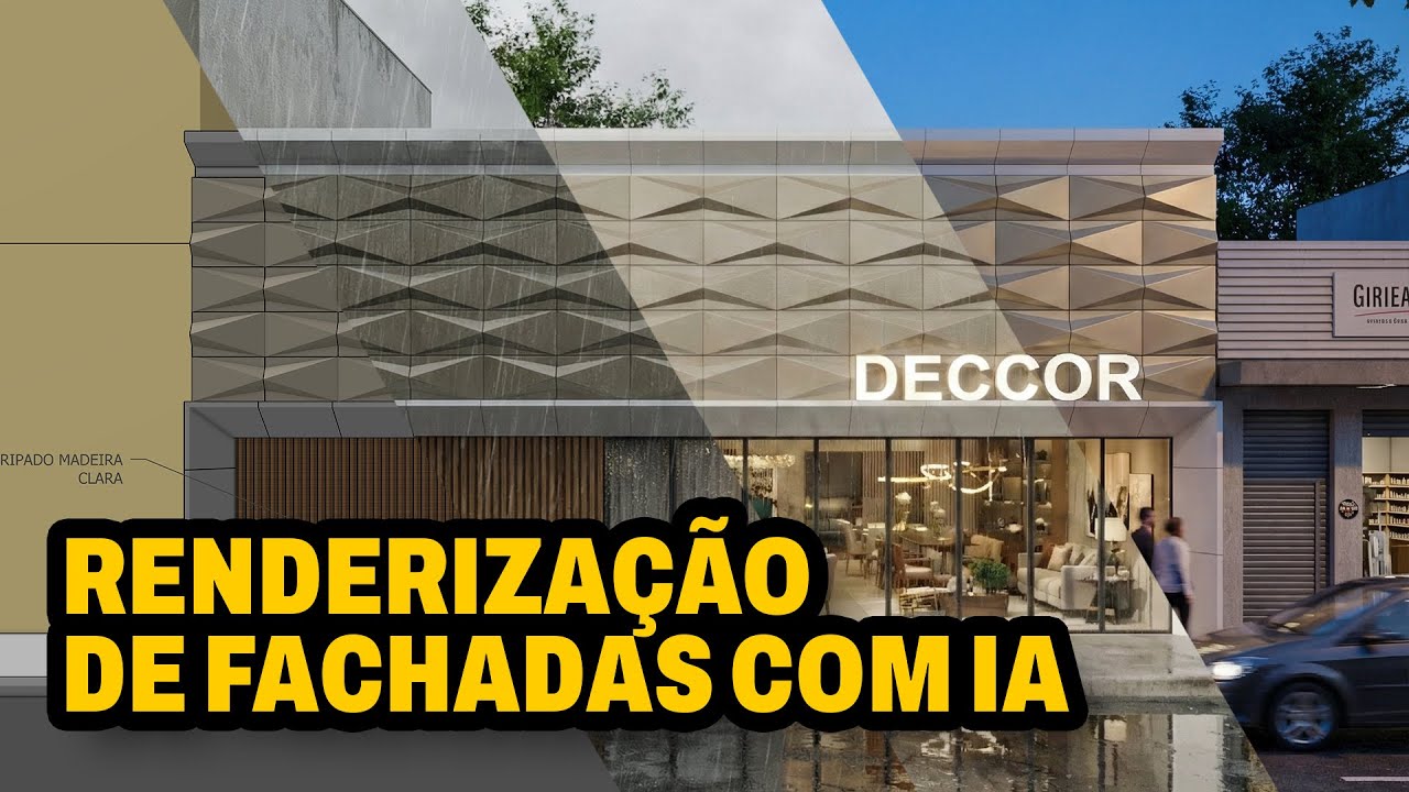 RENDERIZAÇÃO REALISTA DE FACHADAS COM IA - NANO BANANA PRO + PROMPTS