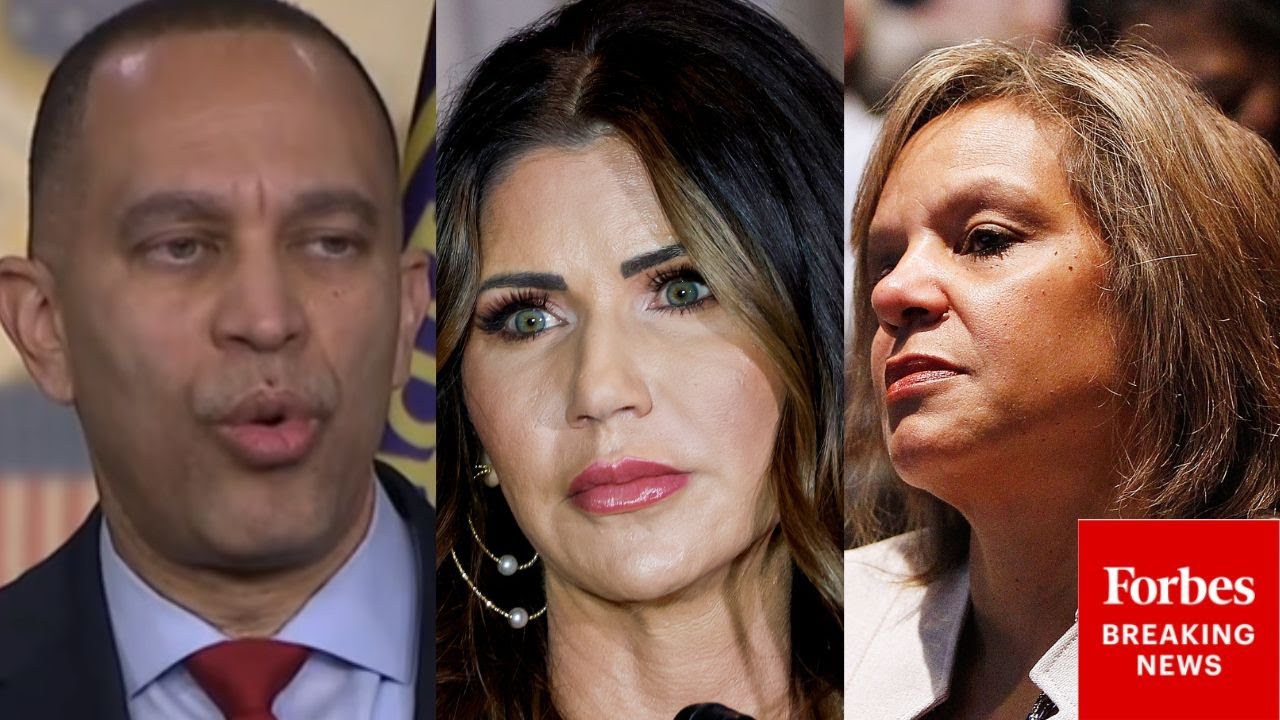 Jeffries Asked: Will You 'Co-Sponsor Robin Kelly's Articles Of Impeachment Against Kristi Noem?'