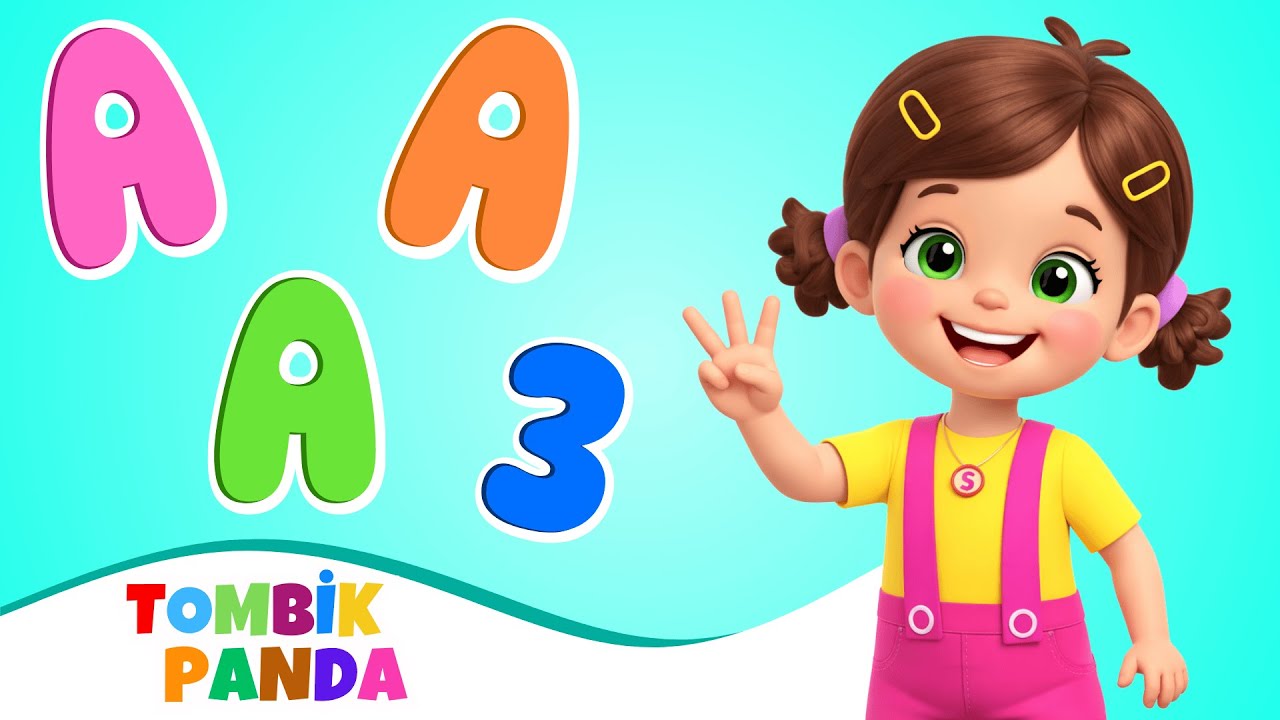 3 Kere AAA 3 Kere BBB 🎵 | Eğlenceli ve Öğretici Çocuk Şarkısı | Tombik Panda