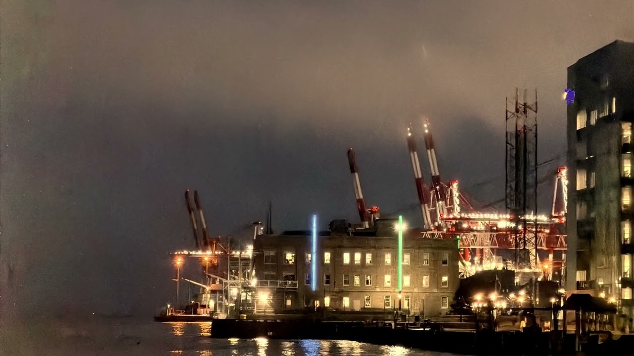 Evening Walk at Halifax Waterfront | Peaceful Harbor Views & City Lights