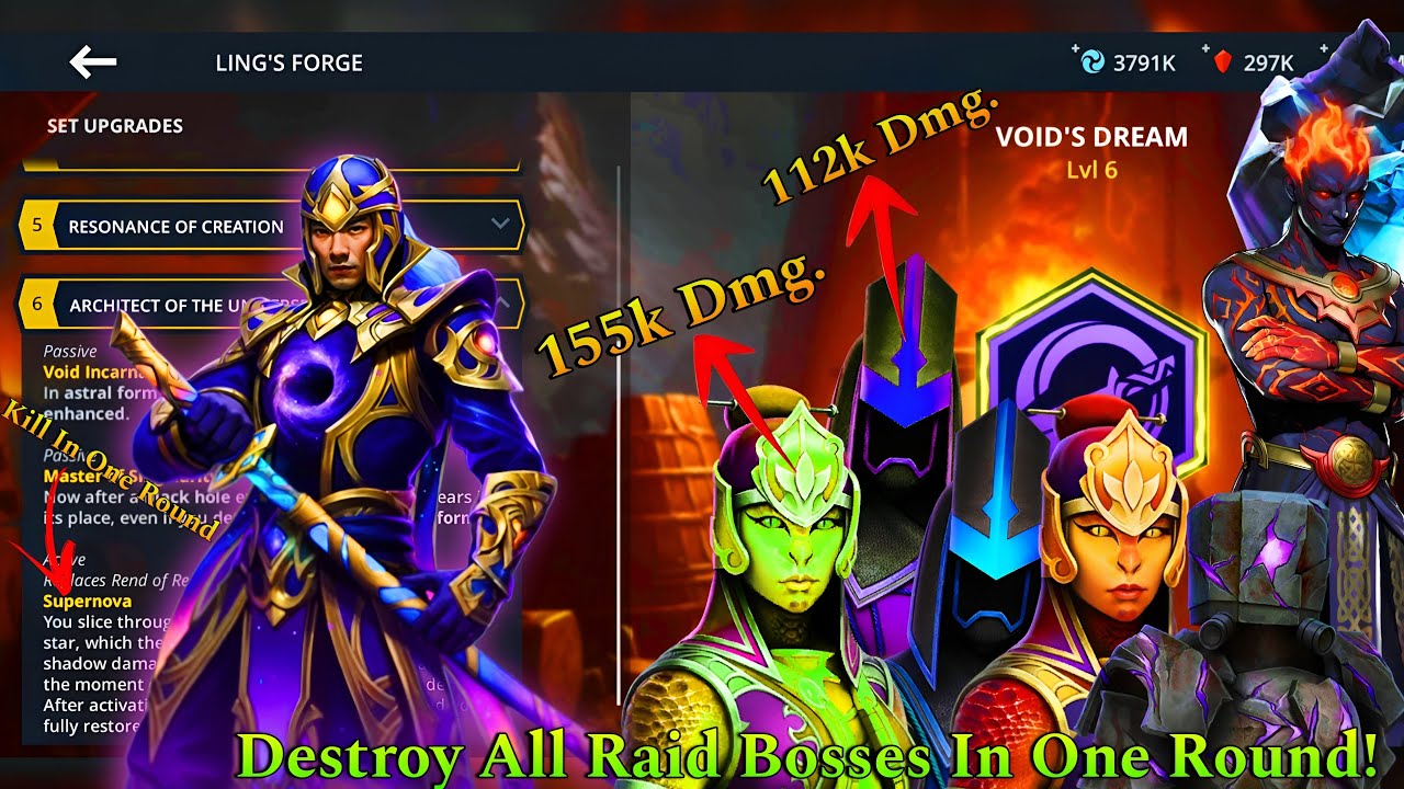 How To MASTER Void’s Dream Set in Raids🤯 | Void's Dream Vs All Raid Bosses🔥