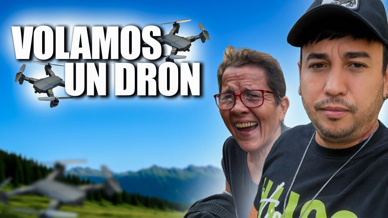Probé mi nuevo drone un parque donde vivo