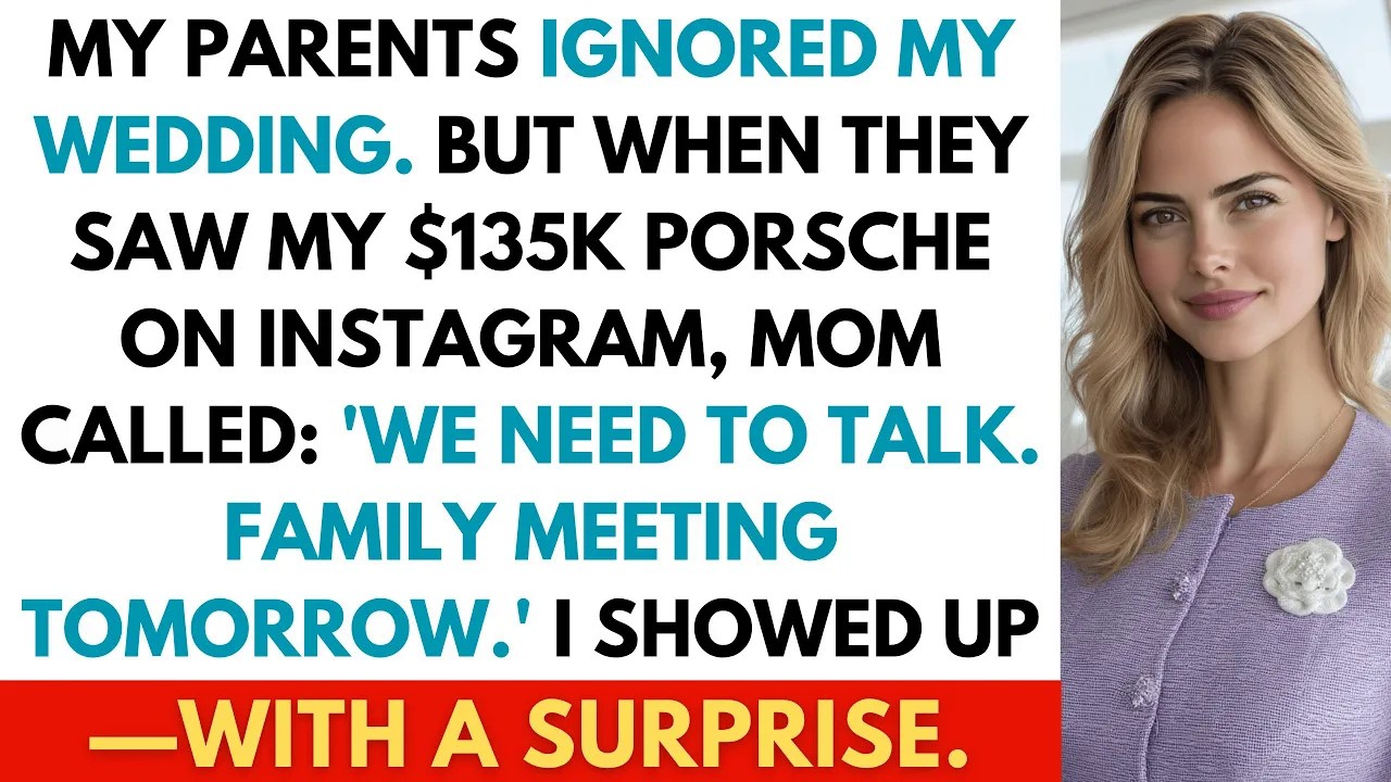 My Parents Ignored My Wedding, But When They Saw My $135,000 Porsche, They Remembered I Existed
