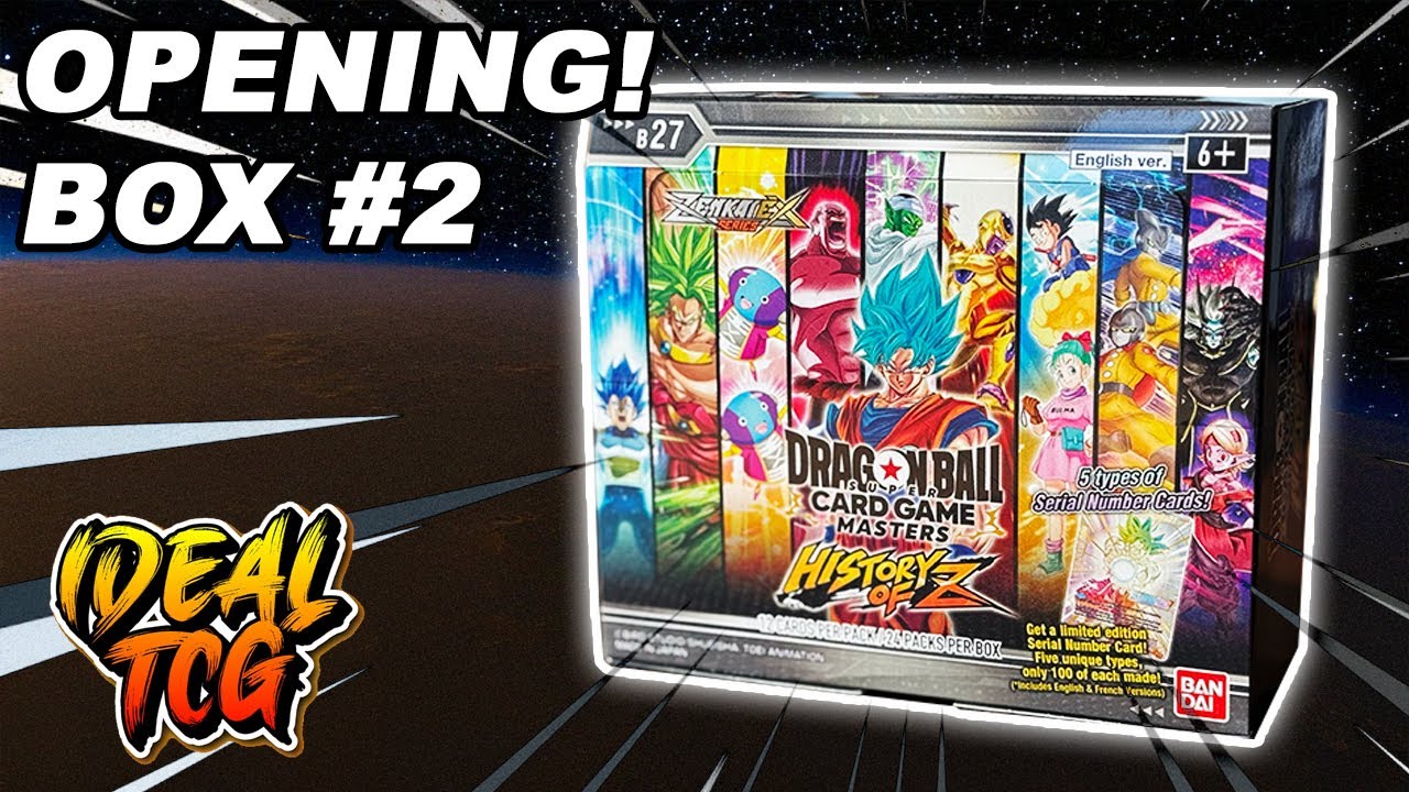 Dragon Ball Super TCG History of Z Booster Box Opening 2!