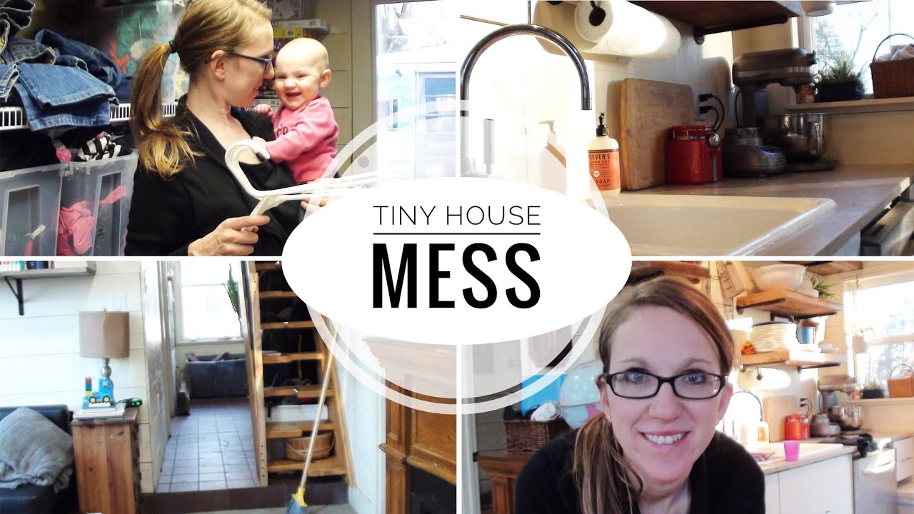 MESSY HOUSE!  speed clean video //  tidy up with a MOM OF 8