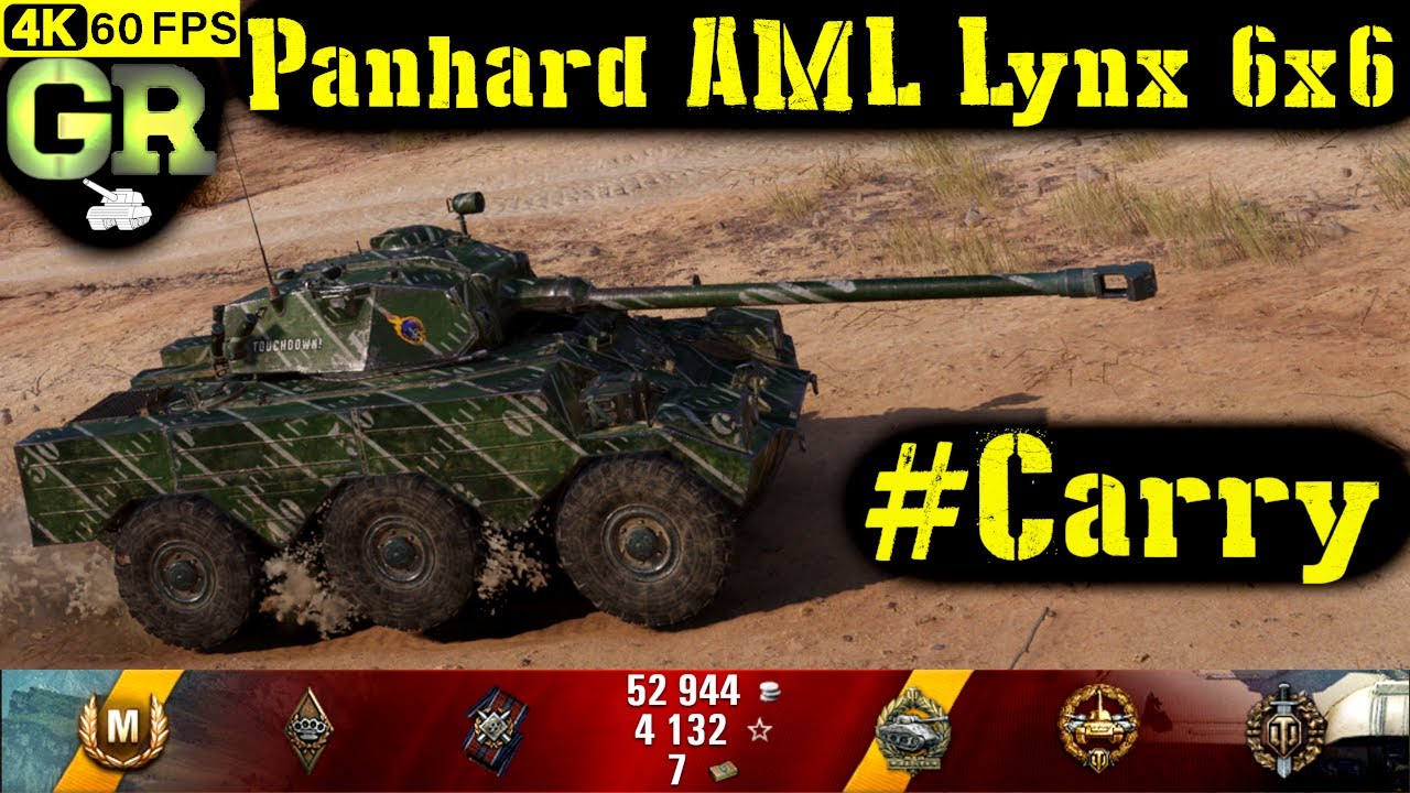World of Tanks Panhard AML Lynx 6x6 Replay - 8 Kills 4.1K DMG(Patch 1.4.1)